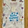 Blue birthday transparent balloons