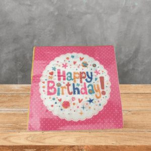 Tienda de regalos originales Madrid Servilletas de cumpleaños de diferentes estampados