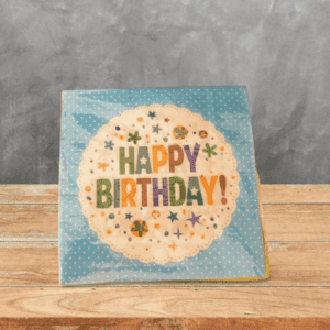 Servilletas de cumpleaños de diferentes estampados