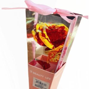 Tienda regalos originales Madrid Rosas bicolores en caja triangular