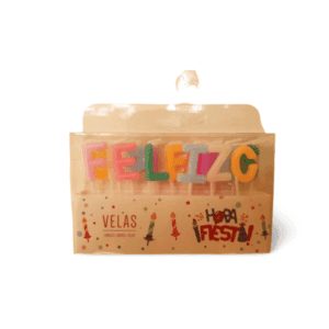 Tienda de regalos originales Madrid Velas de letras "Feliz Cumpleaños"