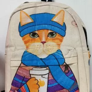 Tienda regalos originales Madrid mochilas gato marrón