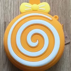 Tienda regalos originales Madrid Bolso piruleta naranja