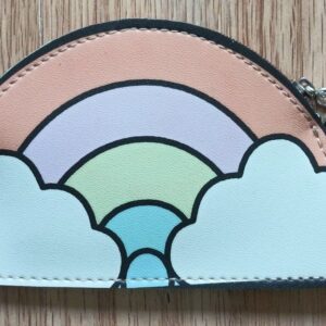 rainbow coin purse