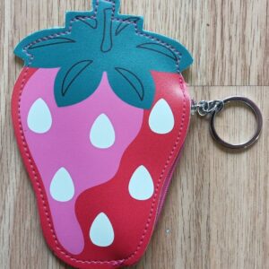strawberry coin purse