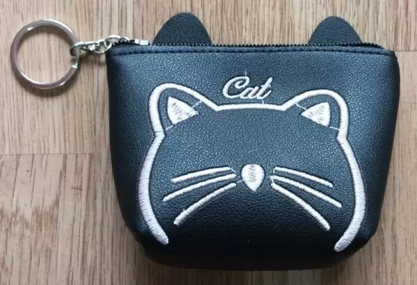 Tienda regalos originales Madrid monedero gato. Cartera personalizada