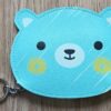 blue teddy bear purse