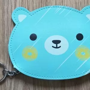 monedero osito azul