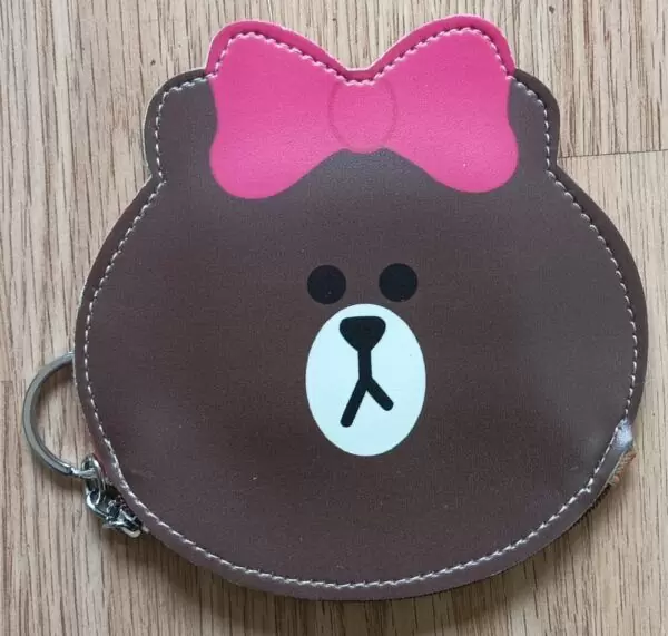 monedero osito marron