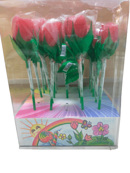 Rose-shaped sweets