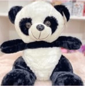 Peluche de Panda Blanco y Negro