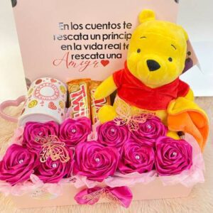 Cestas para mujeres con rosas eternas tienda de regalos