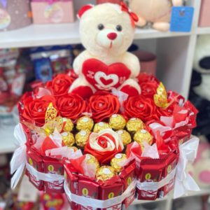 kit flor y chocolate