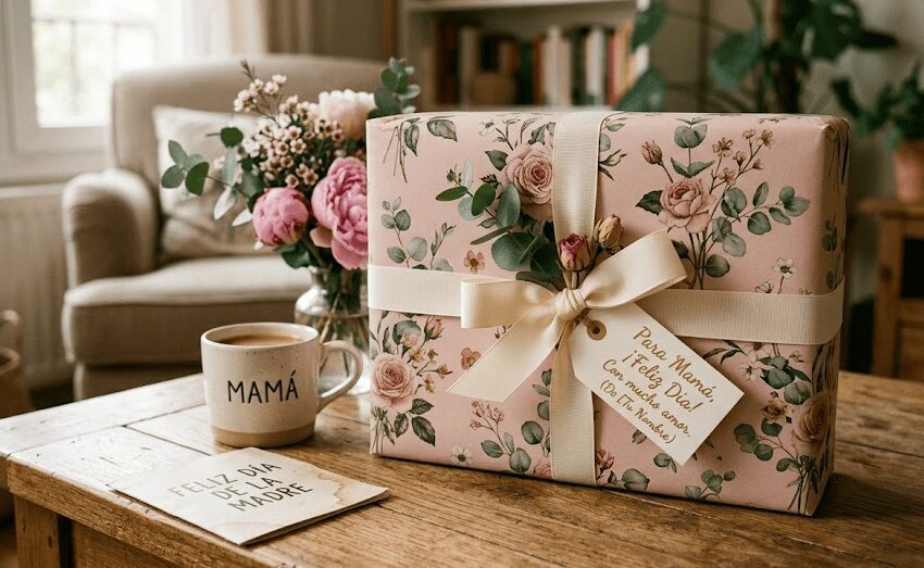 cómo presentar un regalo de último minuto Día de la Madre