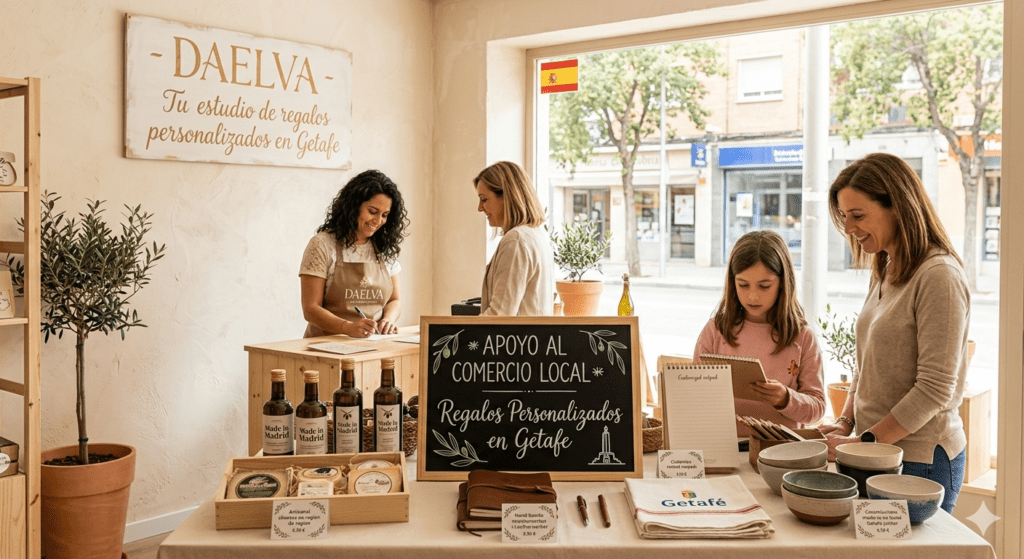 regalos personalizados en Getafe apoyo