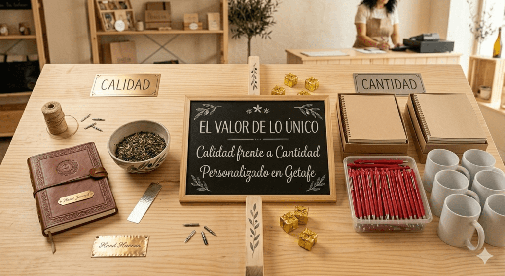 regalos personalizados en Getafe comparación