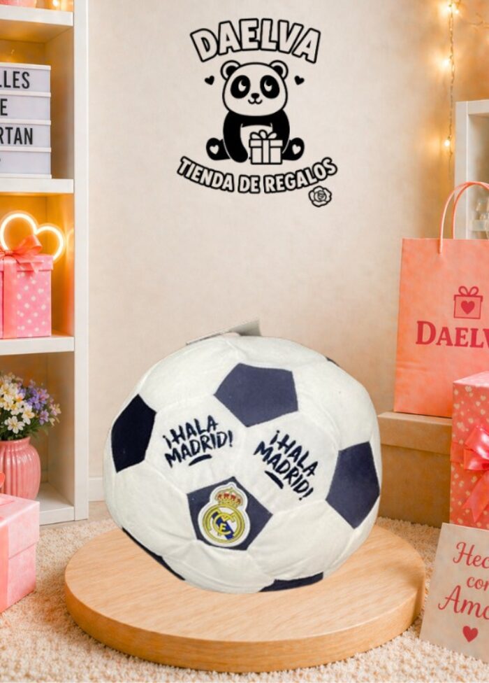 Peluche balón del Real Madrid kawai