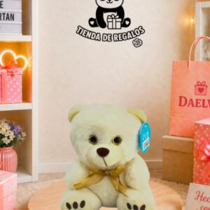 Peluche de osito con lacito amarillo