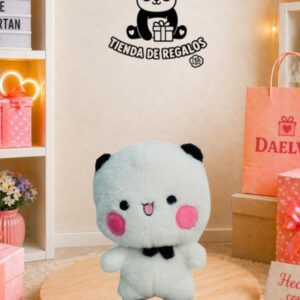 Peluche tierno kawaii blanco