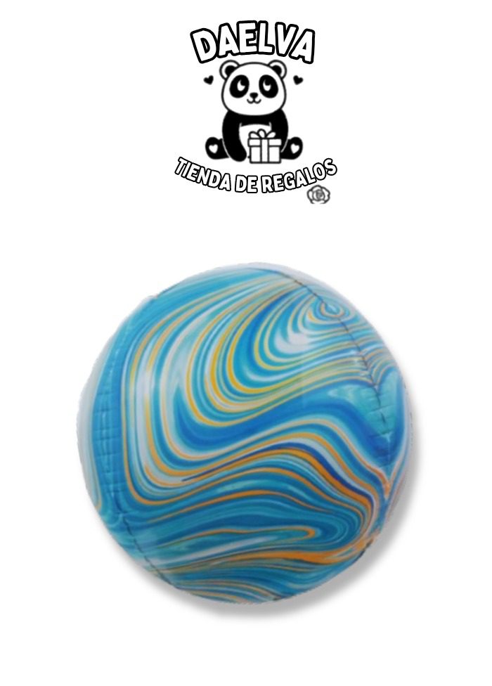 Globo Esfera de Colores Marmolados