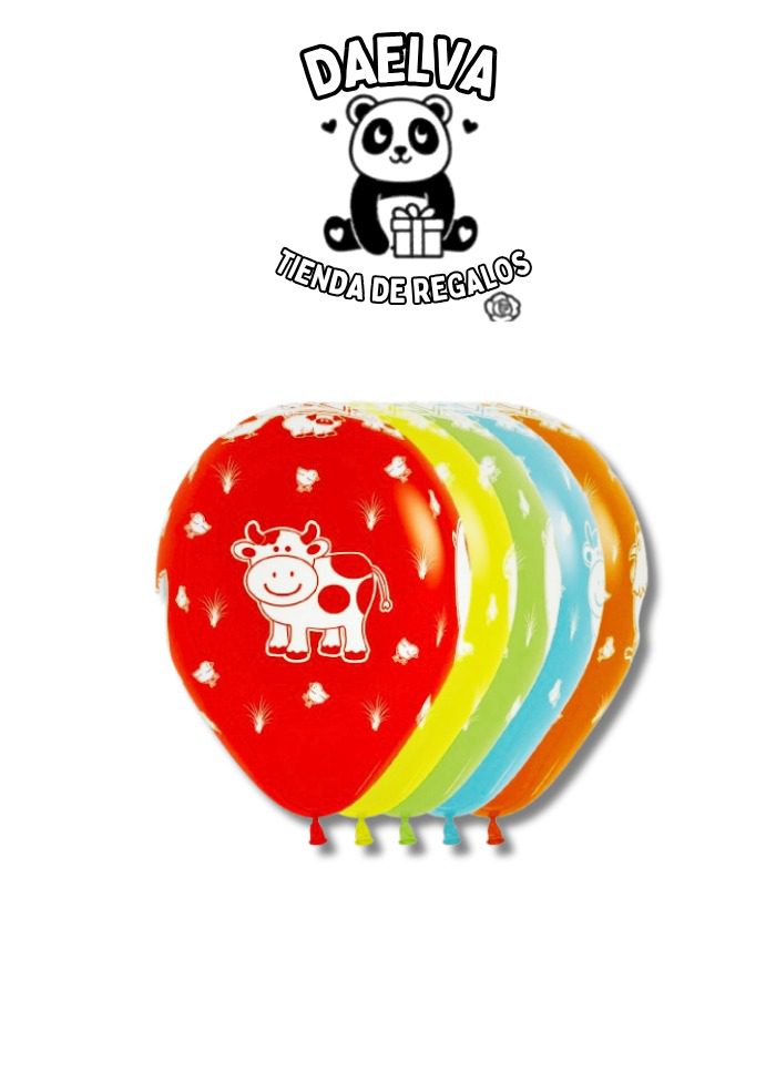 Set de Globos Animales de la Granja