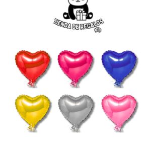 Globos de Corazón Metalizados Pequeños