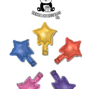 Mini Globos de Estrella con Varilla