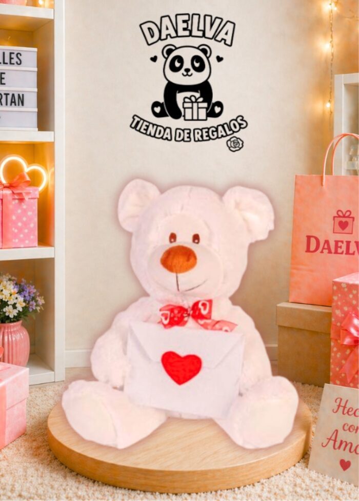 Peluche Oso con carta de Amor