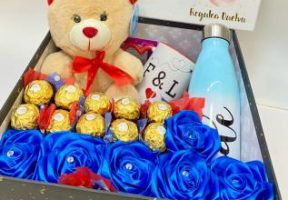 tienda de regalos originales en Madrid cesta personalizable hombres